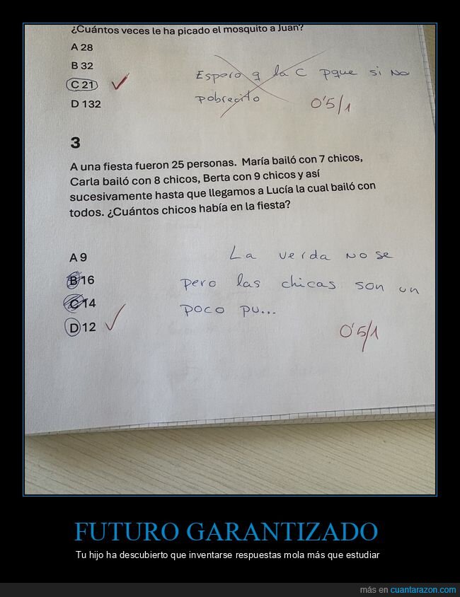 examen,fracaso,educación,respuestas,deberes